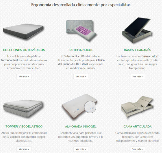 Productos de Farmaconfort