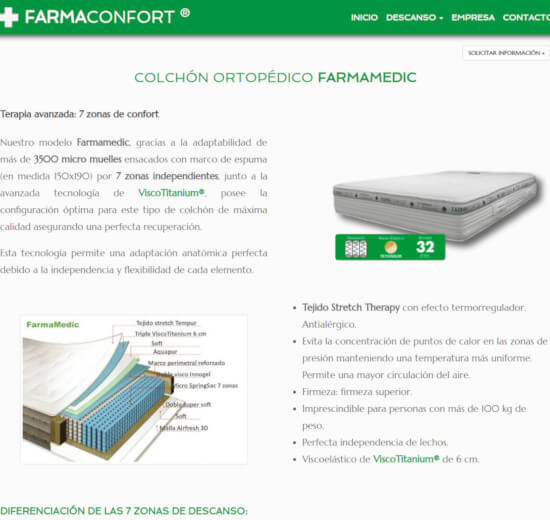 Colchón de Farmaconfort