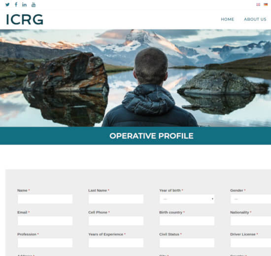 Perfil operacional de International Child Rescue Group