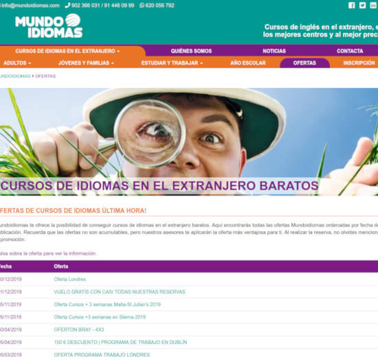 Ofertas de mundoidiomas