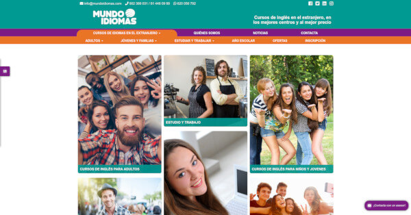 Mundoidiomas, cursos de idiomas en el extranjero para todas las edades