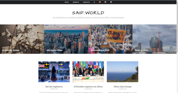 Saif.world, blog de política y sociedad con especial atención a los países de África