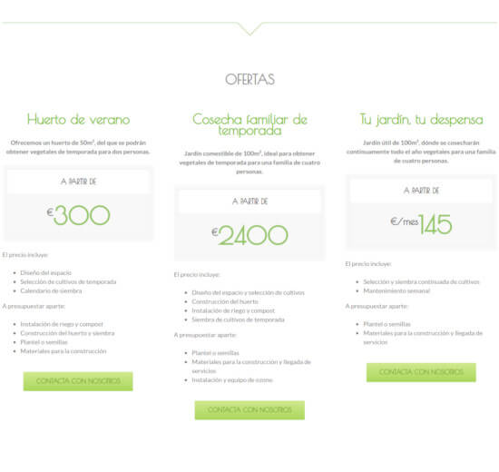 Tarifas de Sa Terra Viva