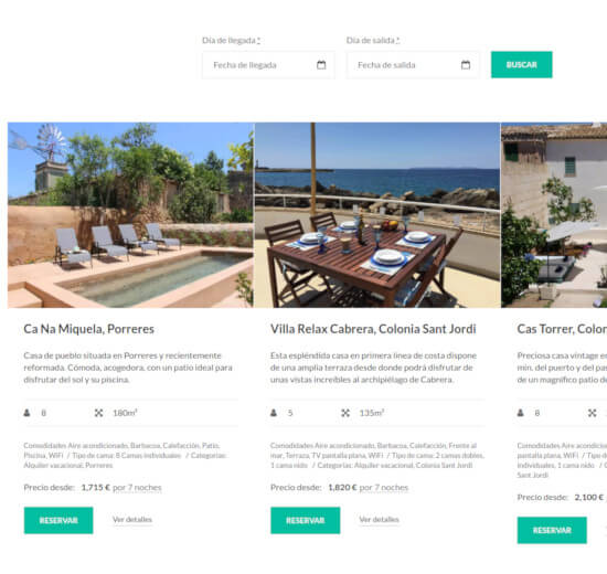 Vista Propiedades de Wishhome